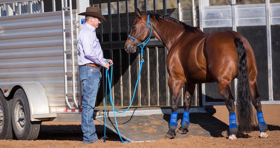 Use Clinton Anderson Approach and Retreat Method Horse Trailer 